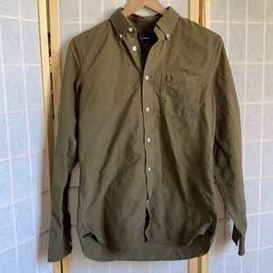 Fred Perry Cotton Button Up Shirt Men’s Small
